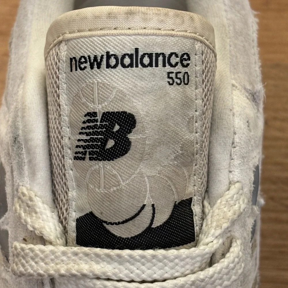NEW BALANCE 550 Sneakers Womens Size 7.5 Light Grey Streetwear Comfort BBW550HD‎